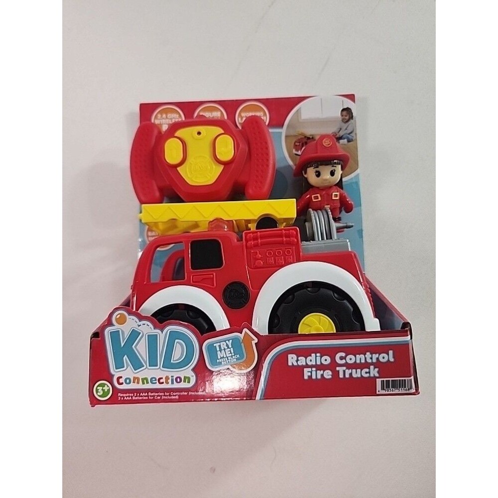 New Kid Connection My First Vehicle Fire Truck with Remote control 3+ Age
